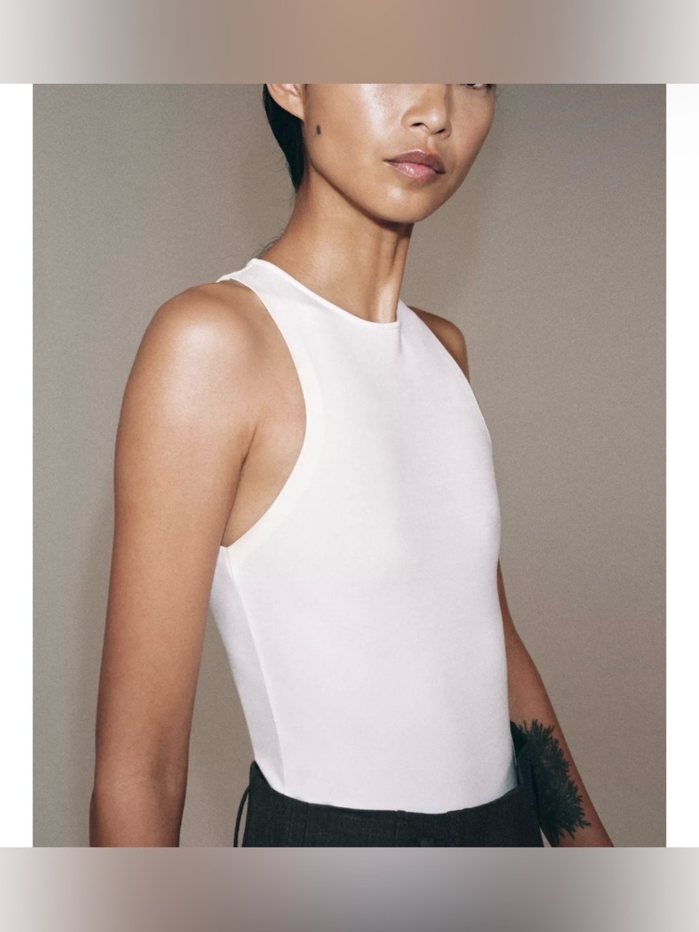 Zara Highneck Bodysuit
